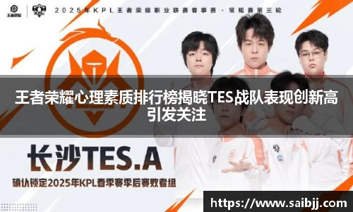 王者荣耀心理素质排行榜揭晓TES战队表现创新高引发关注